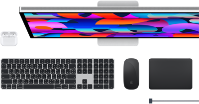 AirPods, Studio Display, Magic Keyboard, Magic Mouse, Magic Trackpad, สายชาร์จ MagSafe