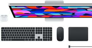 AirPods, Studio Display, Magic Keyboard, Magic Mouse, Magic Trackpad, สายชาร์จ MagSafe