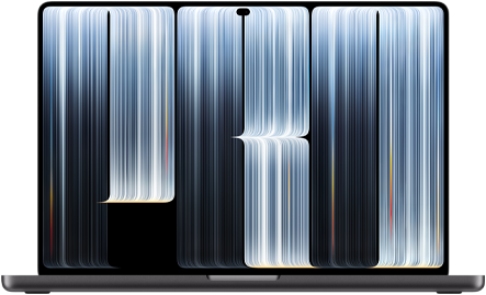 MacBook Pro พร้อมจอภาพ PROLED XDR, สีดำสเปซแบล็ค
