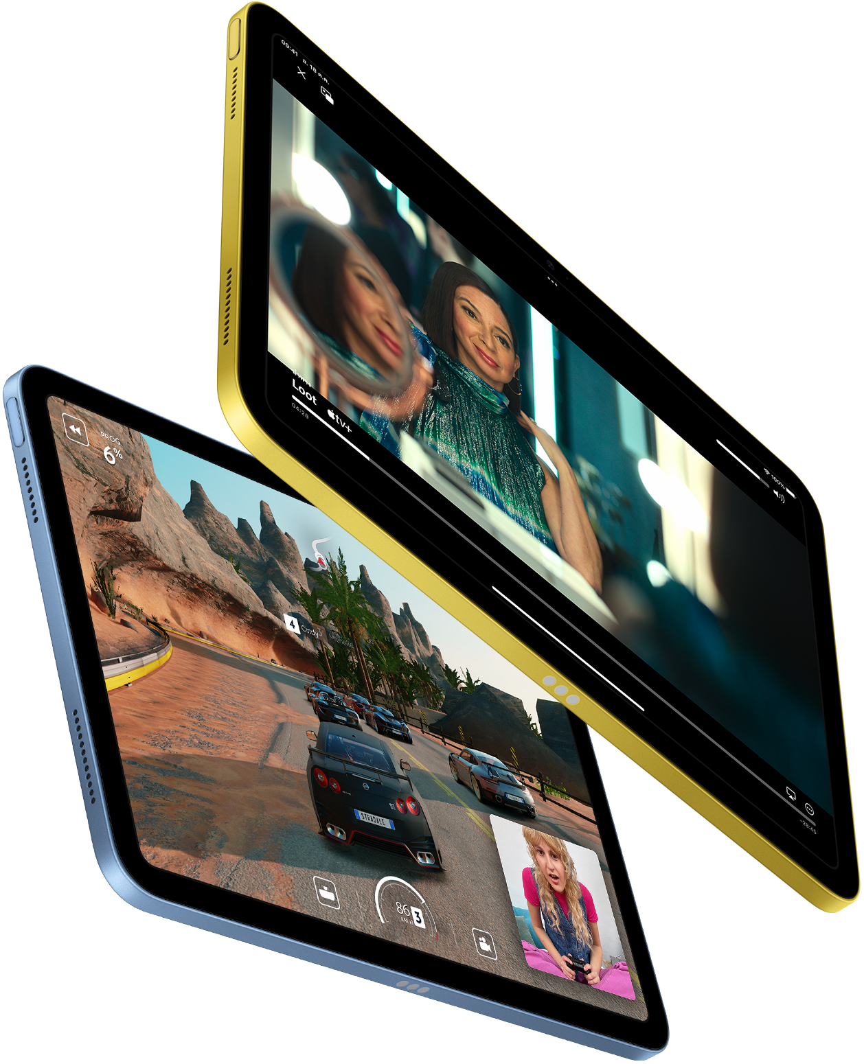 แสดงภาพ Apple TV+ และประสบการณ์การเล่นเกมด้วย Shareplay บน iPad