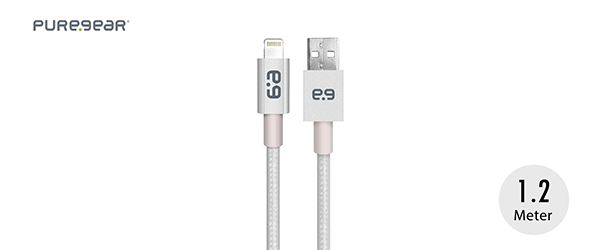 PureGear Braided Metallic Charge-Sync