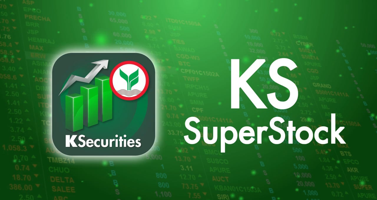เปลี่ยนการลงทุนของคุณให้เป็นเรื่องง่ายเพียงปลายนิ้วสัมผัสด้วย KS Super Stock Application
