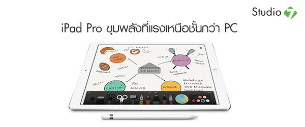 iPad Pro ขุมพลังที่แรงเหนือชั้นกว่า PC