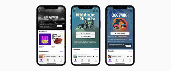 Apple เปิดมิติใหม่ให้กับพ็อดคาสท์ด้วยการสมัครสมาชิก Apple Podcasts