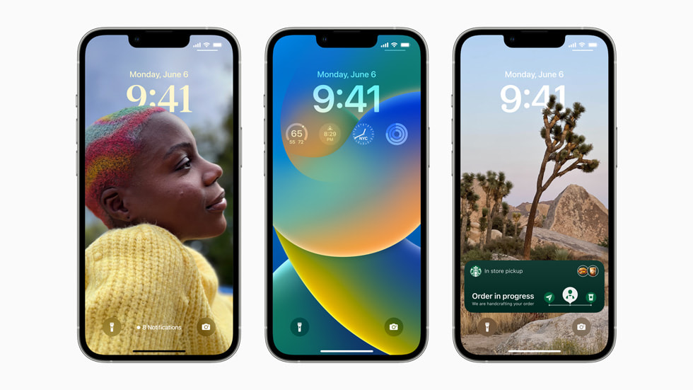 Apple เผยประสบการณ์หน้าจอล็อคแบบใหม่หมดและวิธีใหม่ในการแชร์และติดต่อสื่อสารใน iOS 16