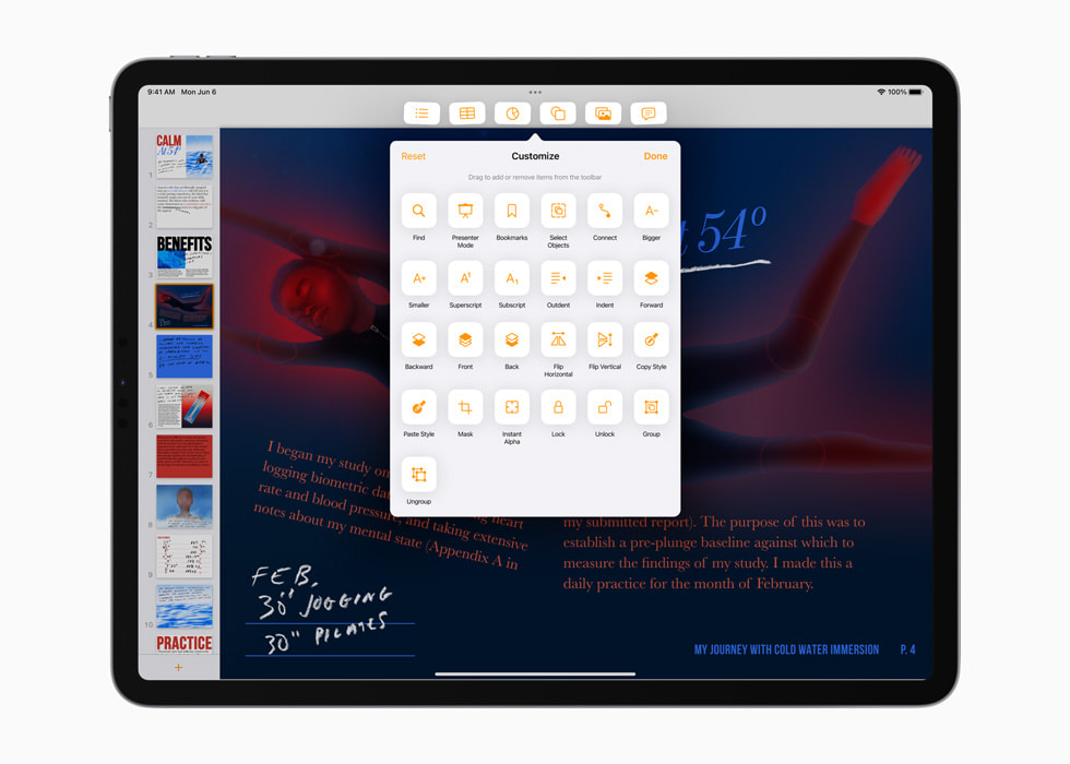 iPadOS 16 เพิ่มความเก่งกาจของ iPad ให้เหนือระดับด้วยคุณสมบัติใหม่ด้านประสิทธิภาพและการทำงานร่วมกันอันทรงพลัง