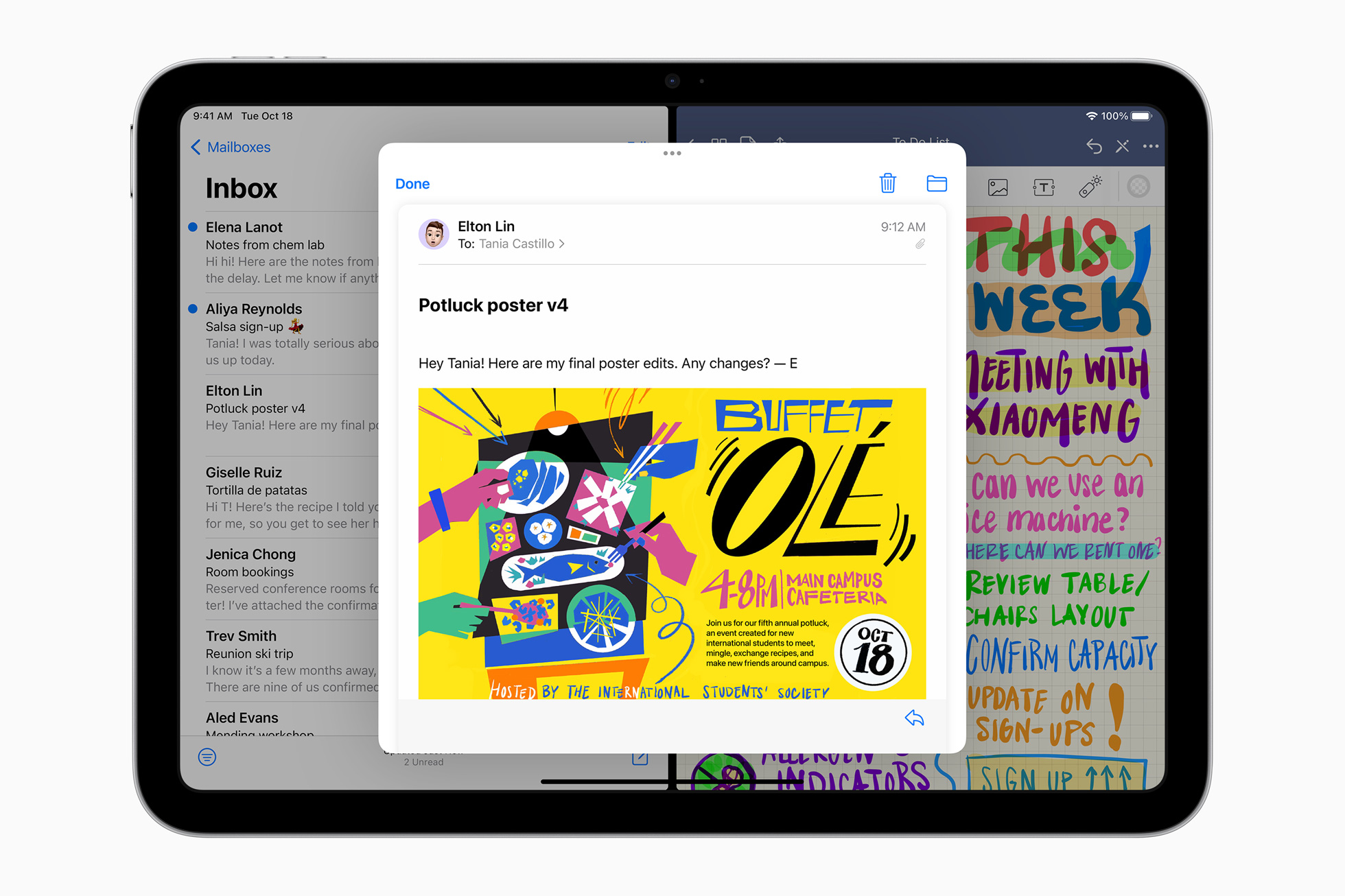 Apple เปิดตัว iPad ที่ออกแบบใหม่หมดใน 4 สีสันสดใส