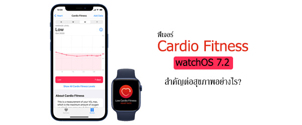 ฟีเจอร์ฟิตเนสคาร์ดิโอ สำคัญต่อสุขภาพอย่างไร? พร้อมใช้งานแล้ววันนี้บน Apple Watch
