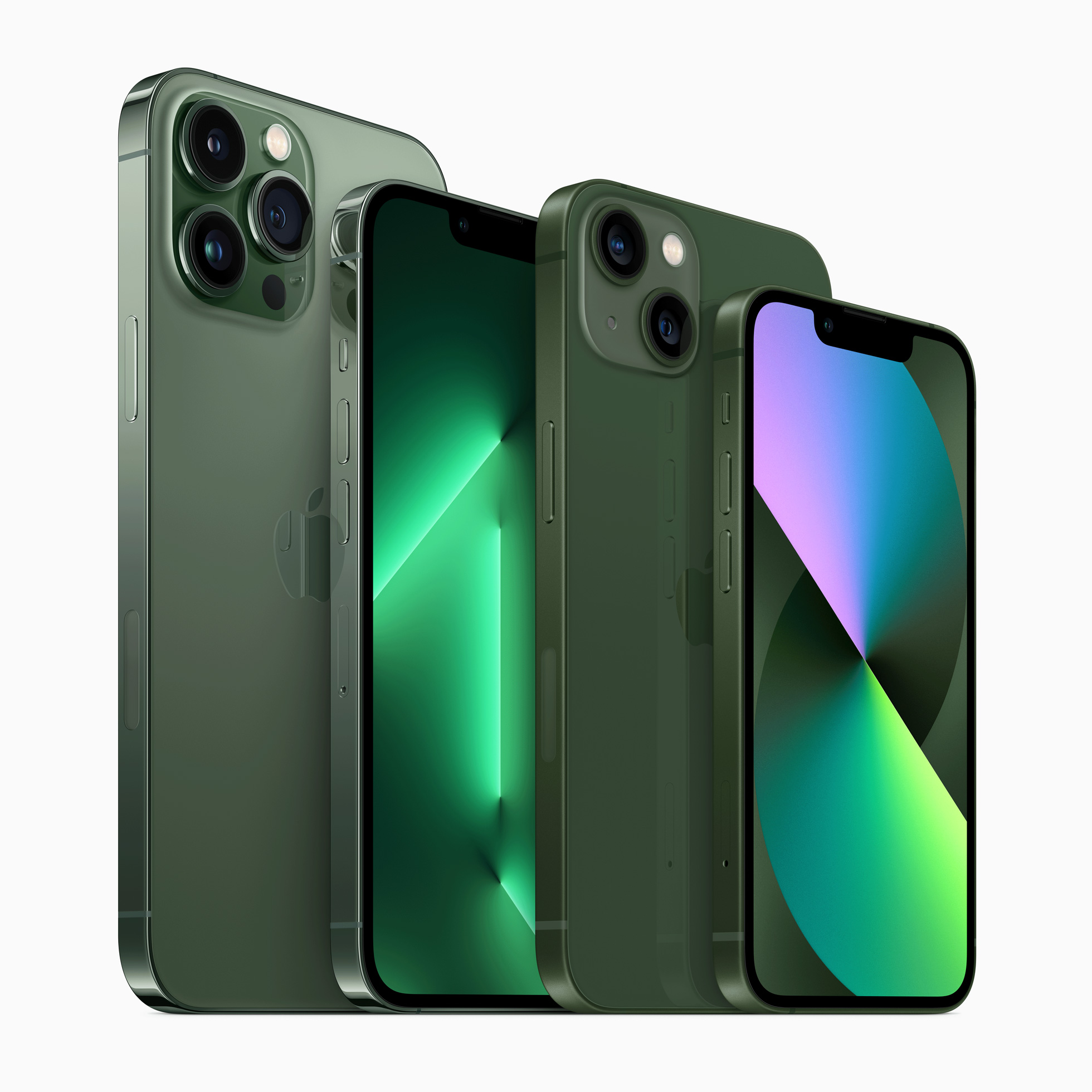 สีใหม่ iPhone 13 Pro สีเขียวอัลไพน์ และ iPhone 13 สีเขียว