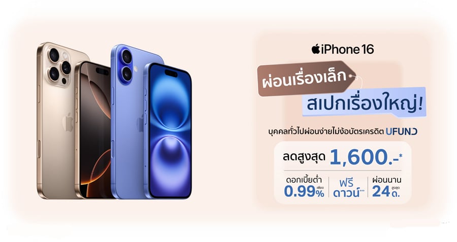 ผ่อน iPhone 15 Pro Max  ไม่ใช้บัตรเครดิต