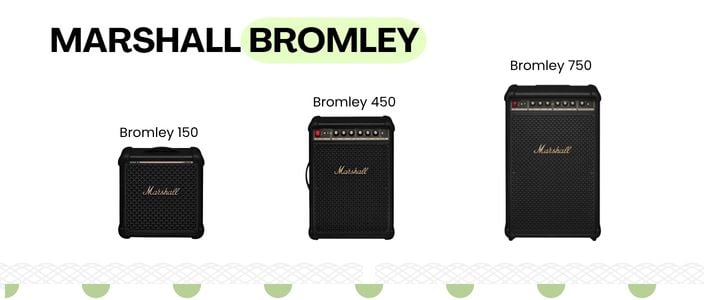Marshall Bromley 150 vs 450 vs 750 ต่างกันอย่างไร?